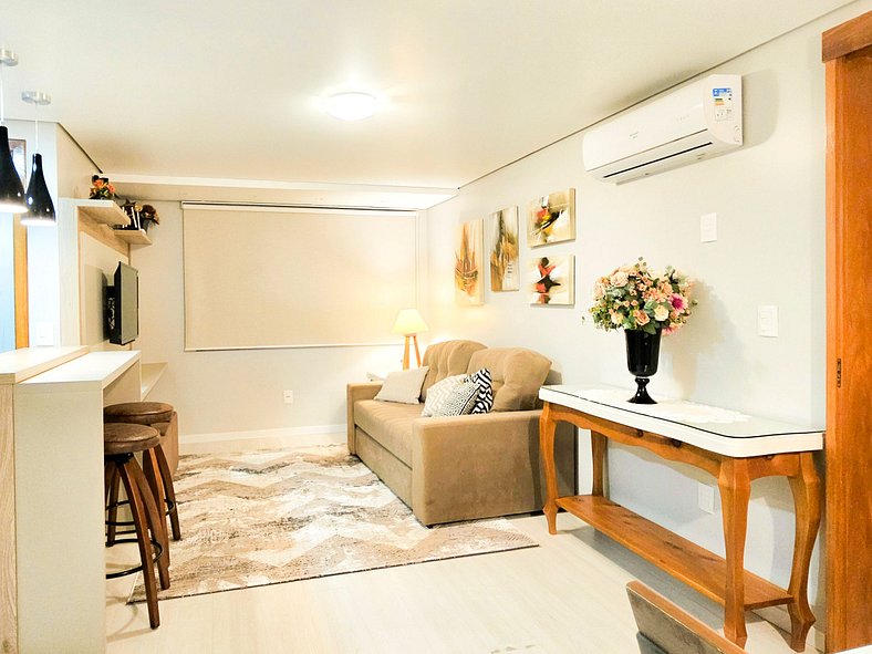 Apartamento a 200m da Rua Coberta